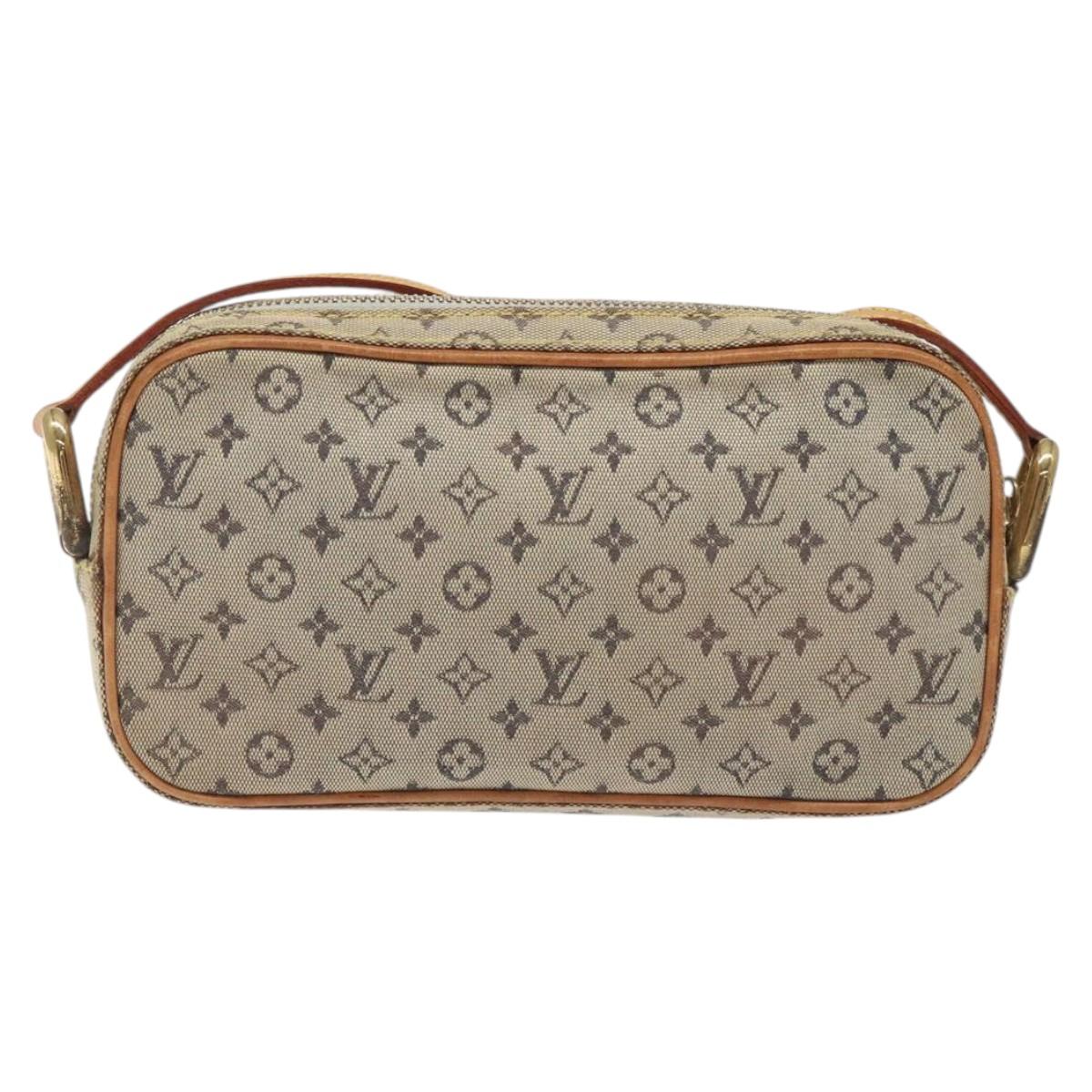 LOUIS VUITTON Monogram Mini Juliet MM Shoulder Bag Blue M92004 LV Auth 125945