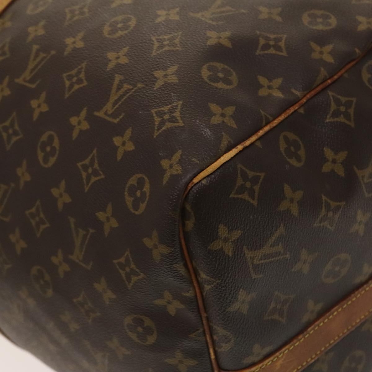 LOUIS VUITTON Monogram Keepall Bandouliere 60 Boston Bag M41412 LV Auth 125967