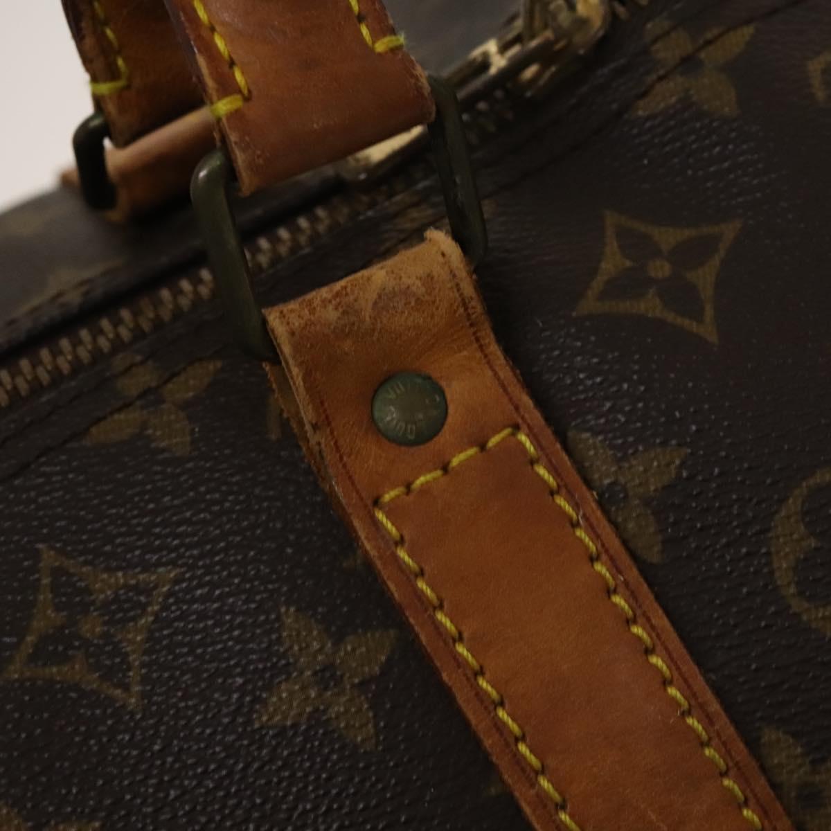 LOUIS VUITTON Monogram Keepall Bandouliere 60 Boston Bag M41412 LV Auth 125967