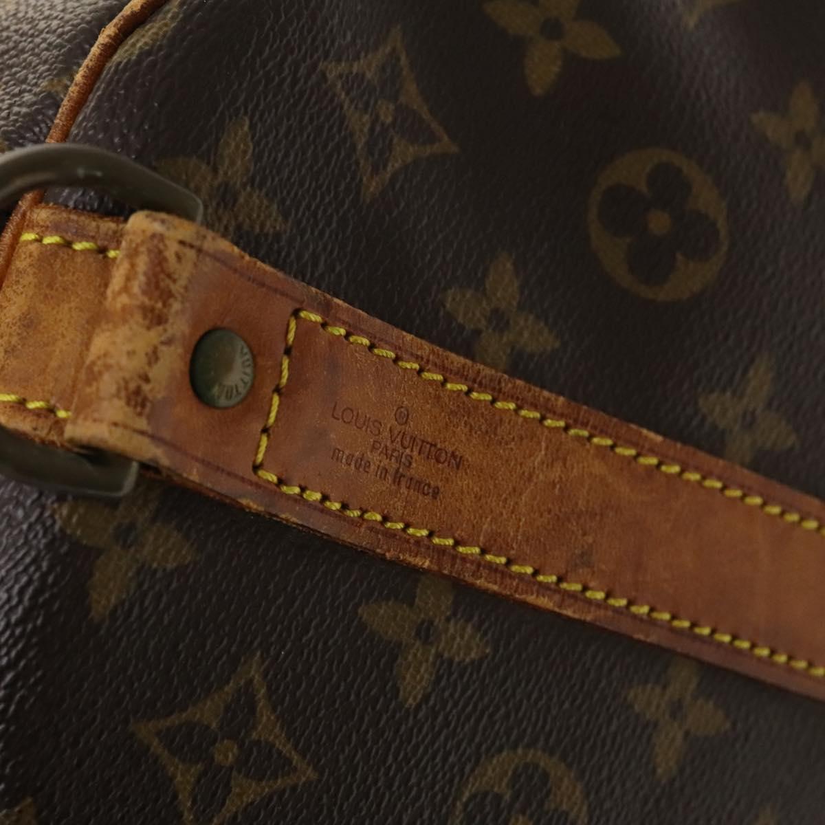 LOUIS VUITTON Monogram Keepall Bandouliere 60 Boston Bag M41412 LV Auth 125967