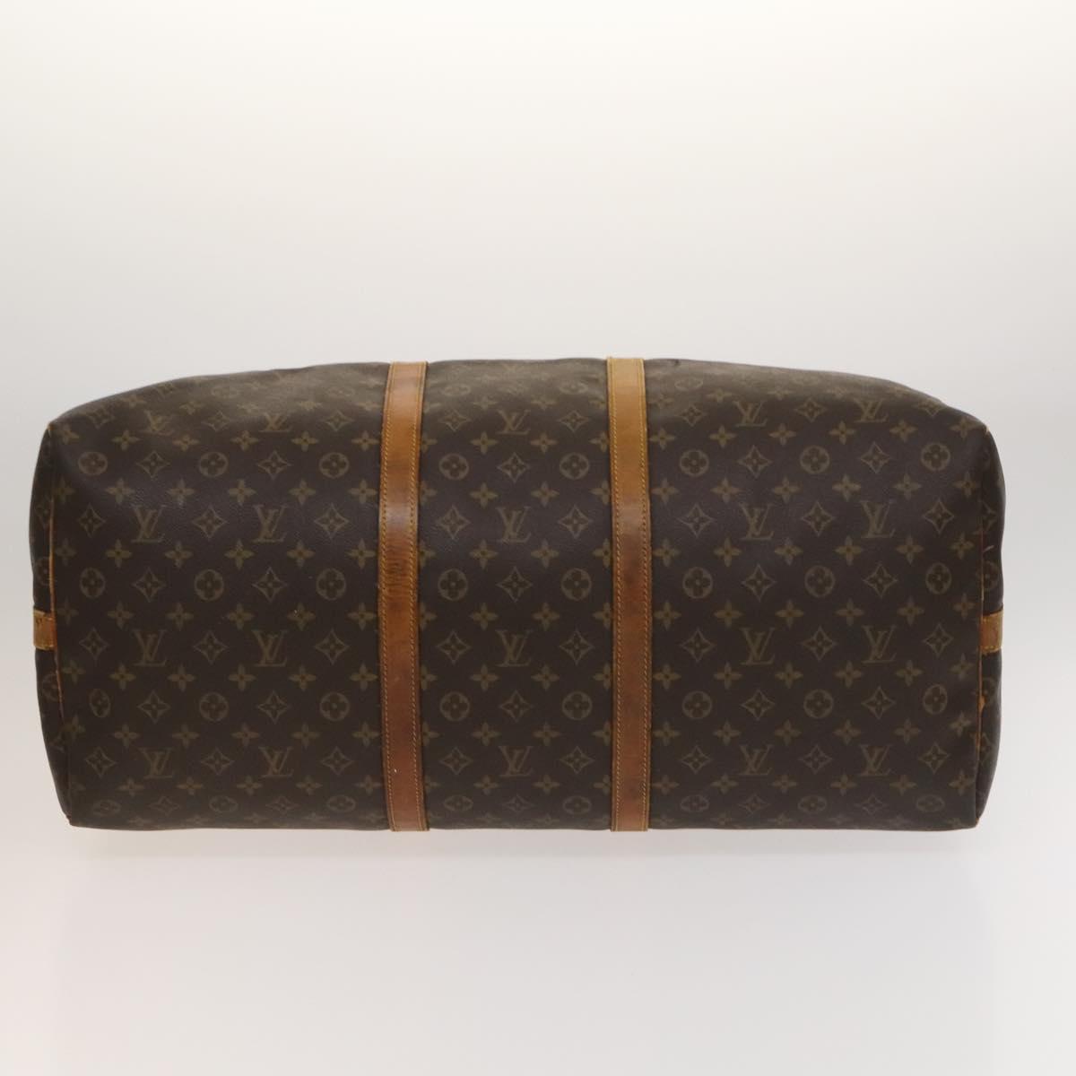 LOUIS VUITTON Monogram Keepall Bandouliere 60 Boston Bag M41412 LV Auth 125967