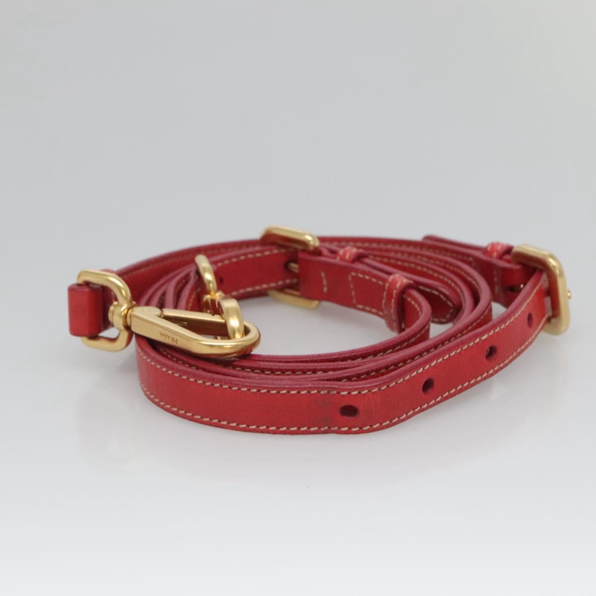 PRADA Hand Bag Nylon 2way Pink Gold Auth 125998