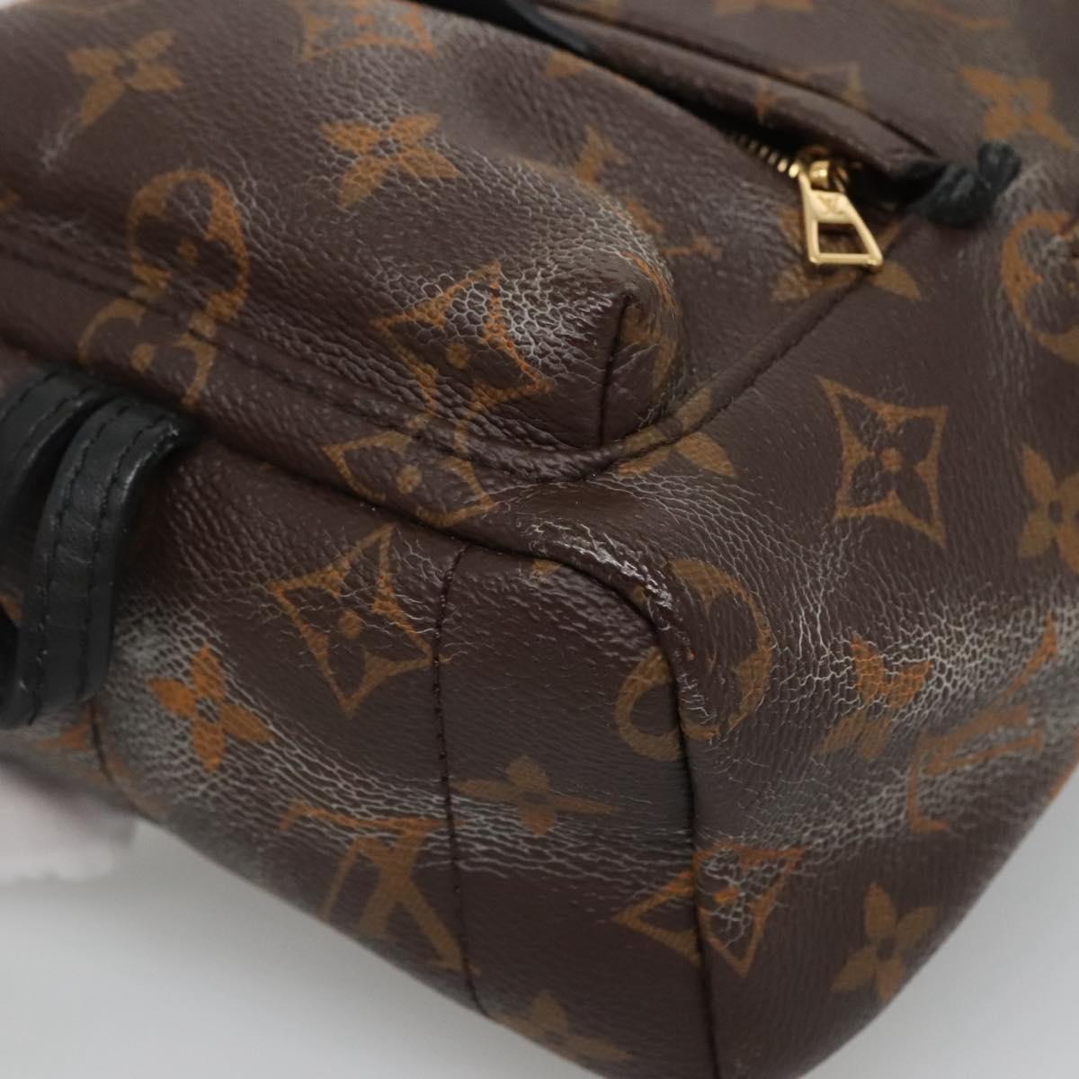 LOUIS VUITTON Monogram Palm Springs MINI Backpack M44873 LV Auth 126073