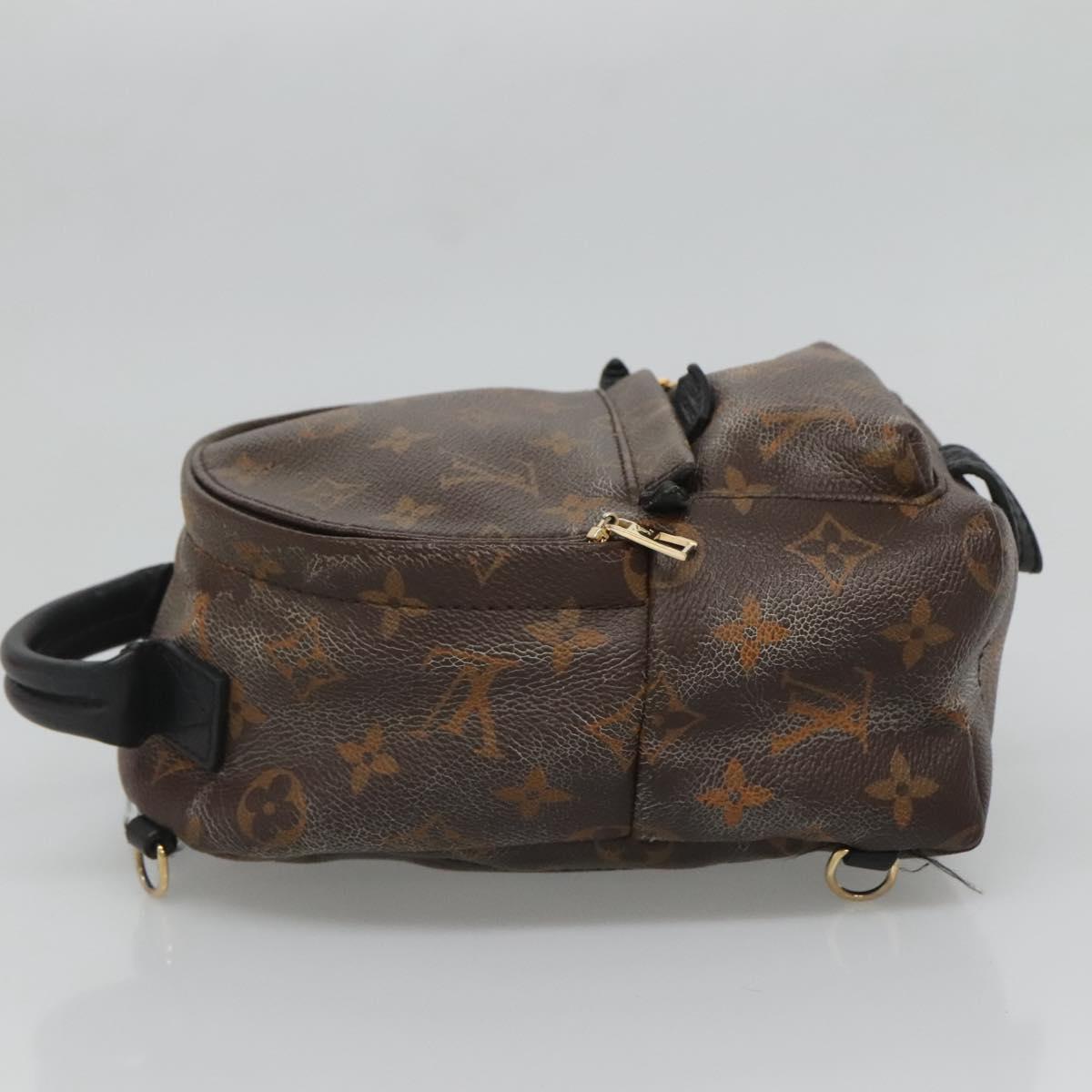 LOUIS VUITTON Monogram Palm Springs MINI Backpack M44873 LV Auth 126073