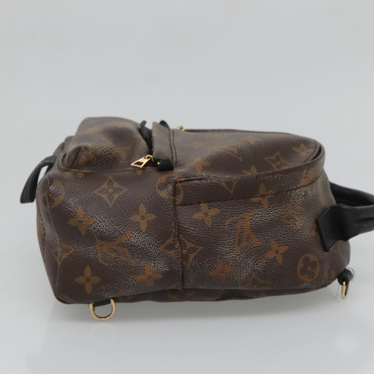 LOUIS VUITTON Monogram Palm Springs MINI Backpack M44873 LV Auth 126073