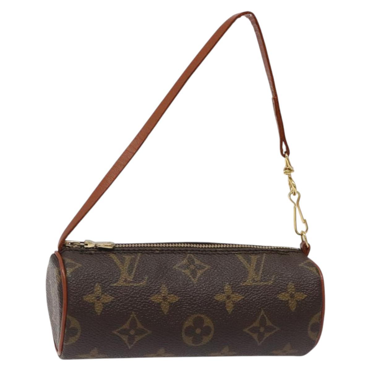 LOUIS VUITTON Monogram Papillon Pouch LV Auth 126077