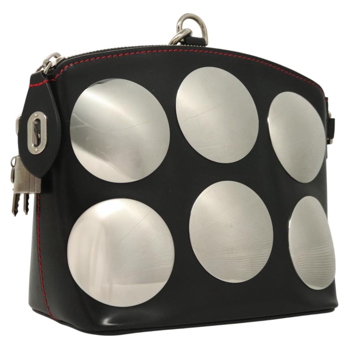 LOUIS VUITTON Suhari Mini Lockit Hand Bag Black M42019 LV Auth 126090M