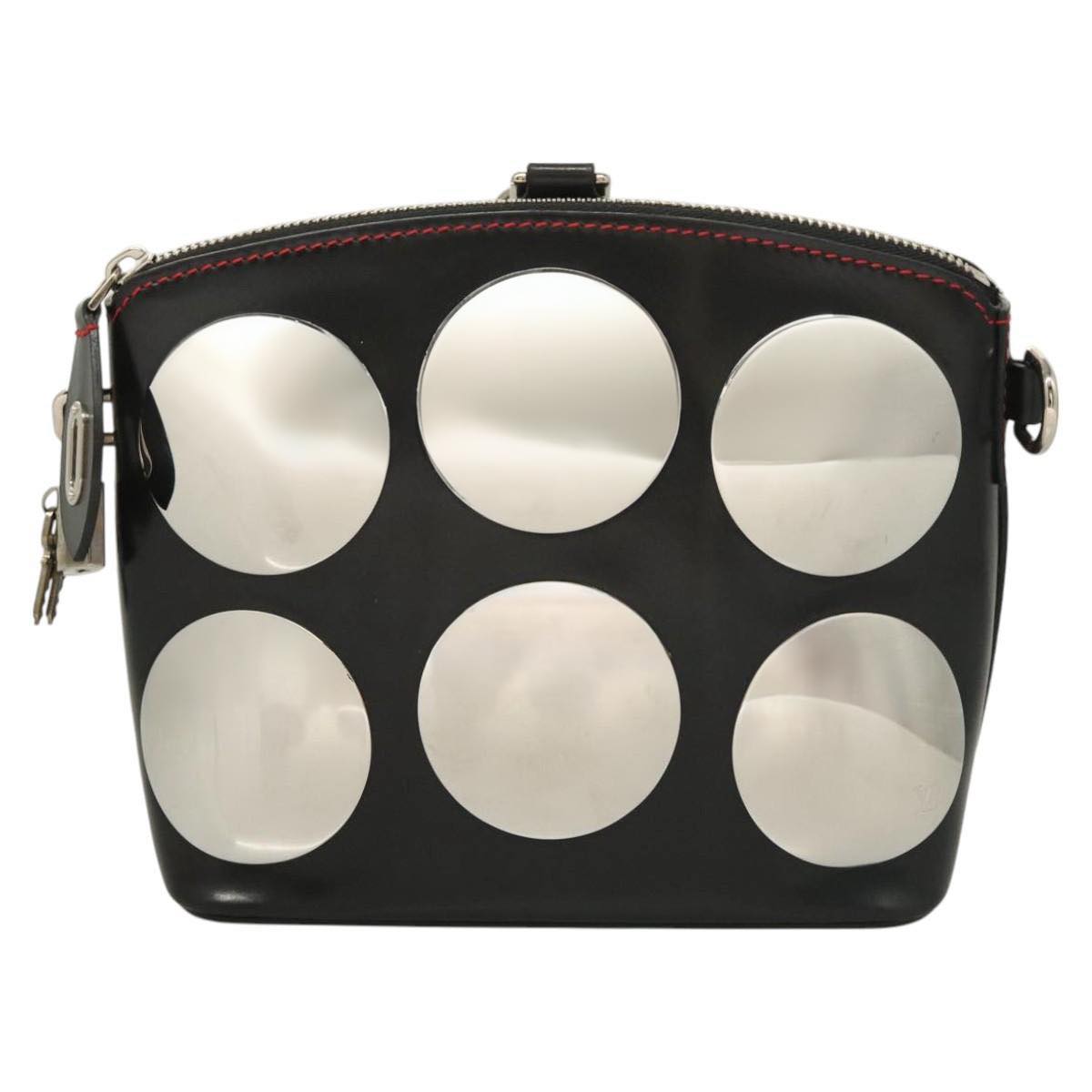 LOUIS VUITTON Suhari Mini Lockit Hand Bag Black M42019 LV Auth 126090M