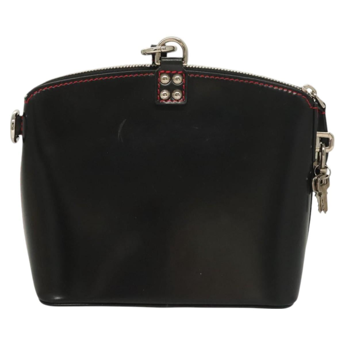 LOUIS VUITTON Suhari Mini Lockit Hand Bag Black M42019 LV Auth 126090M