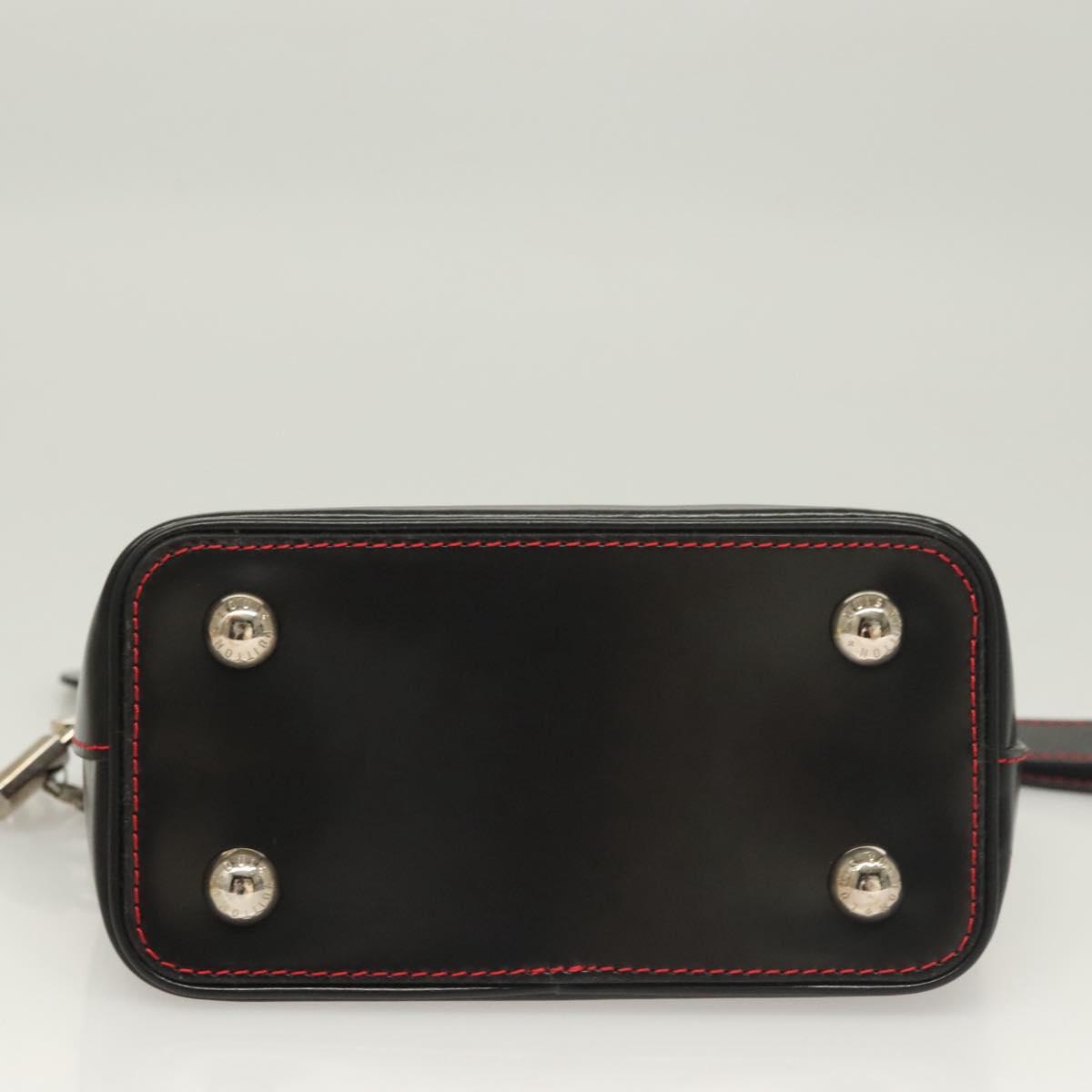 LOUIS VUITTON Suhari Mini Lockit Hand Bag Black M42019 LV Auth 126090M