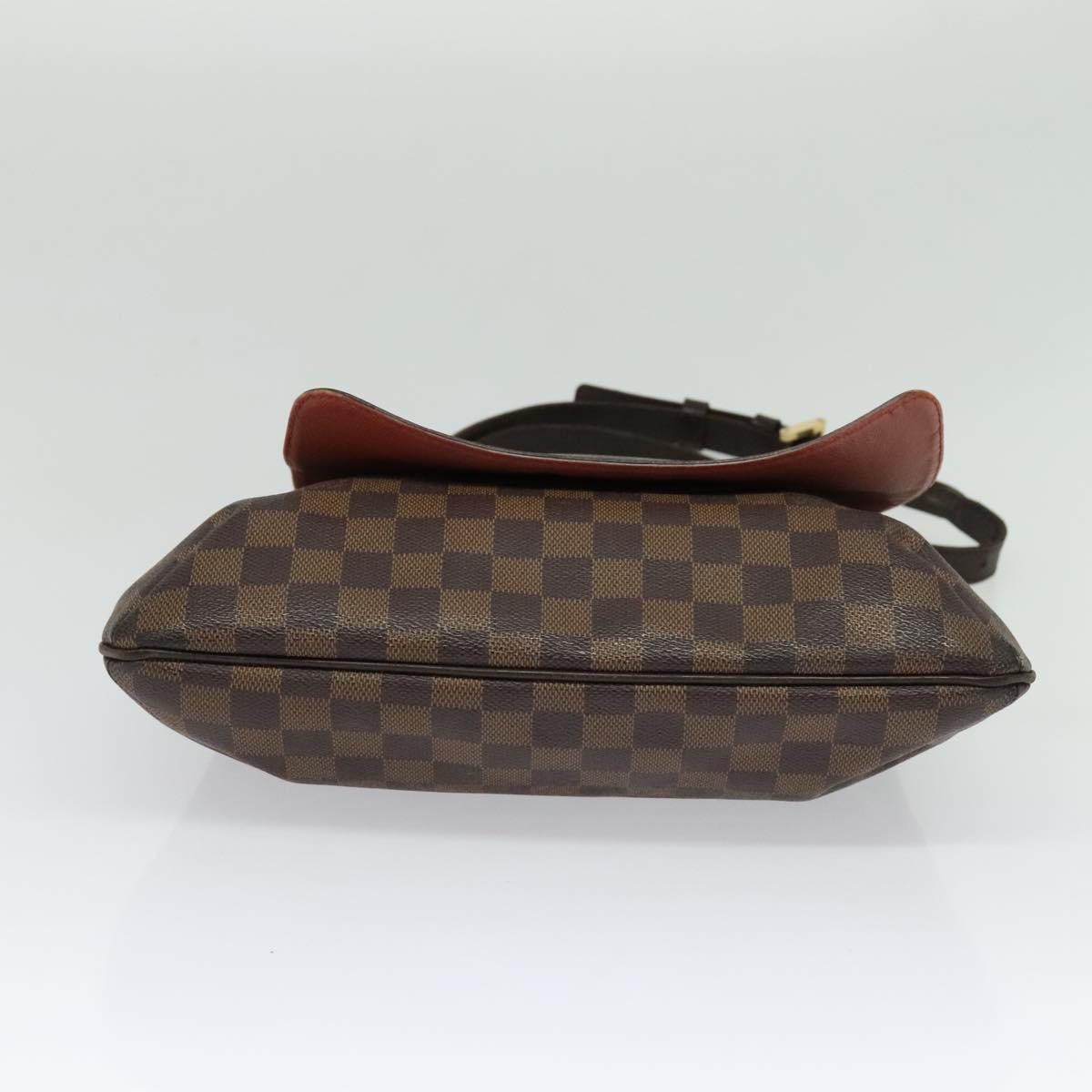 LOUIS VUITTON Damier Ebene Musette Shoulder Bag N51302 LV Auth 126199