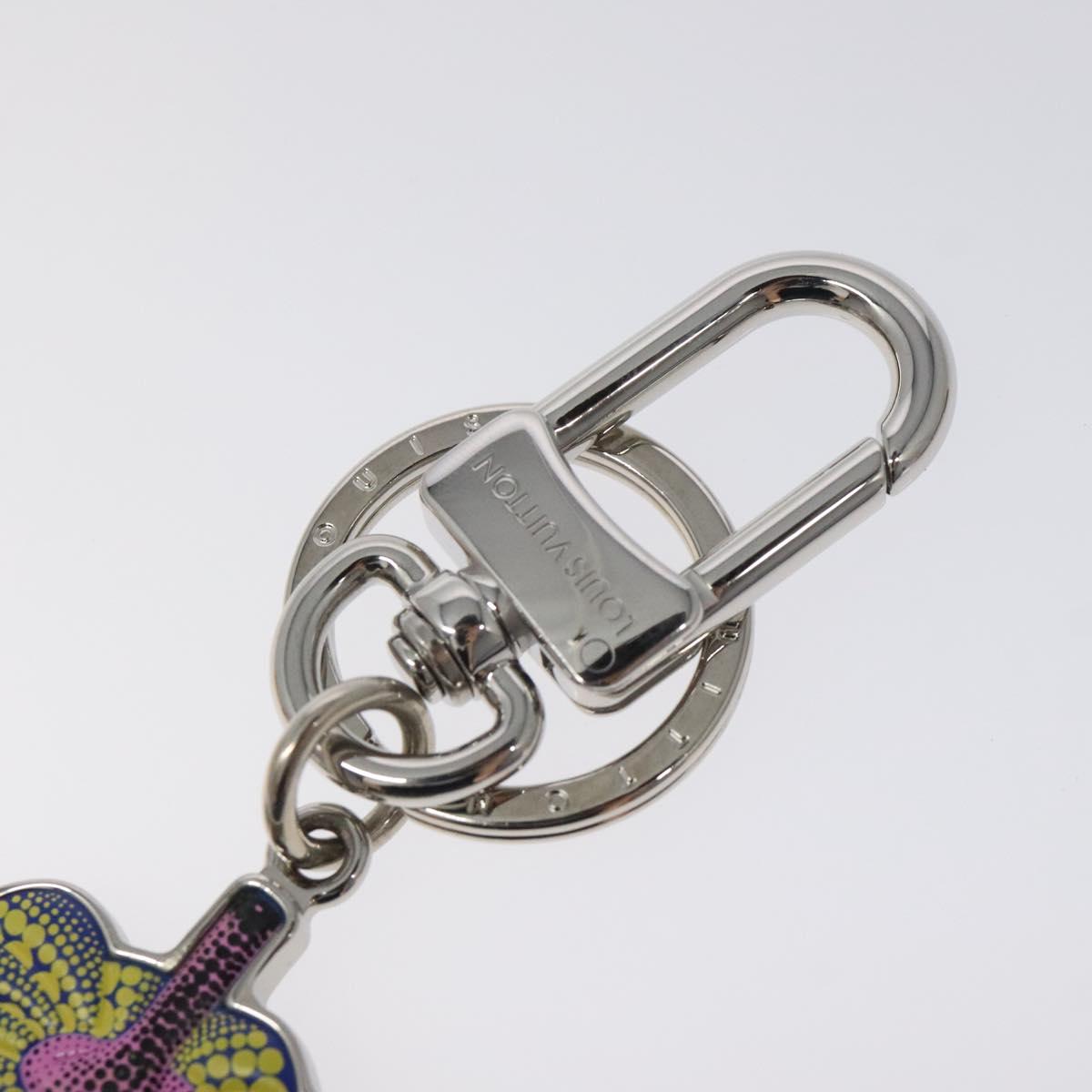 LOUIS VUITTON Porte Cles Pumpkin Key Ring metal Yellow M01103 LV Auth 126203M
