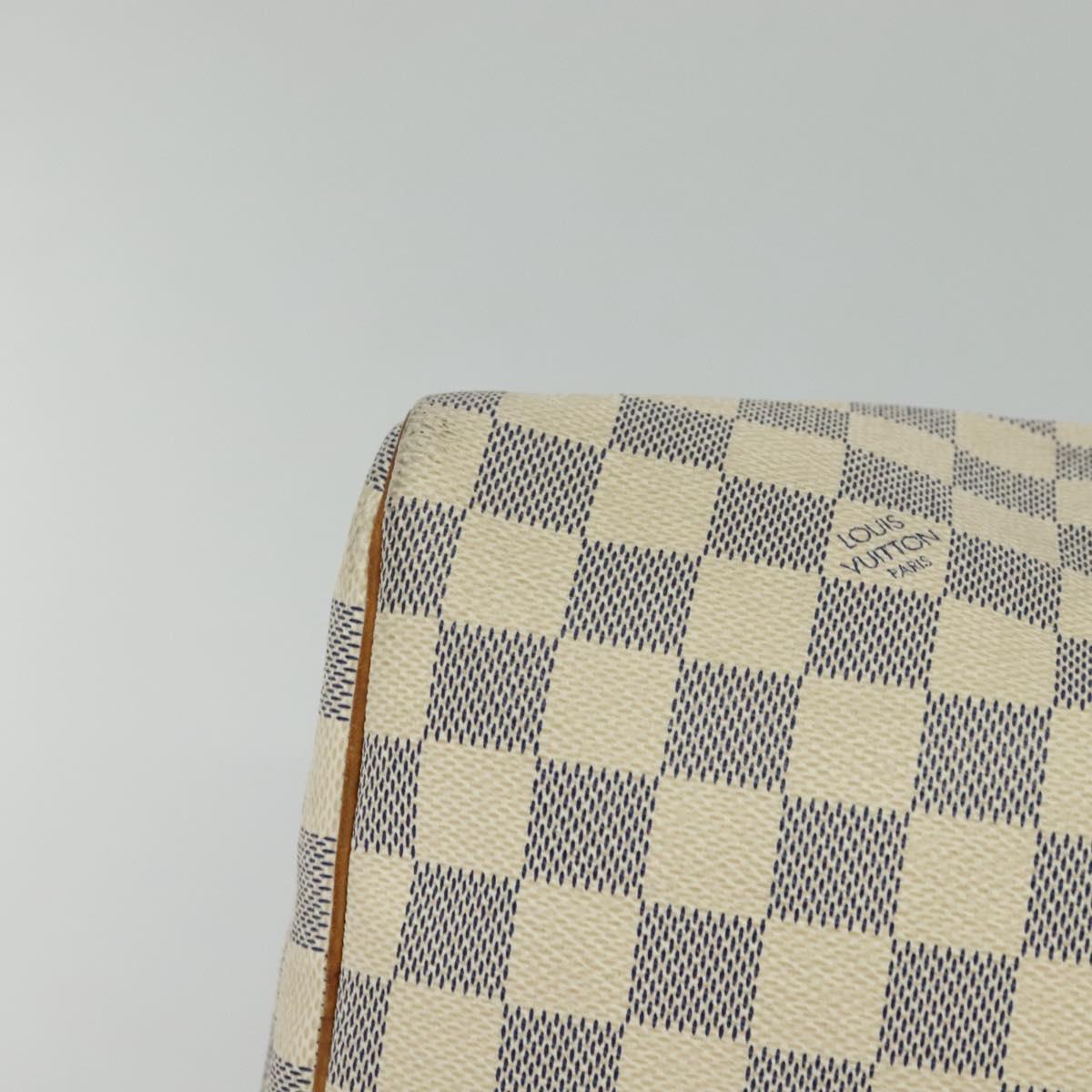LOUIS VUITTON Damier Azur Speedy 30 Hand Bag N41533 LV Auth 126214