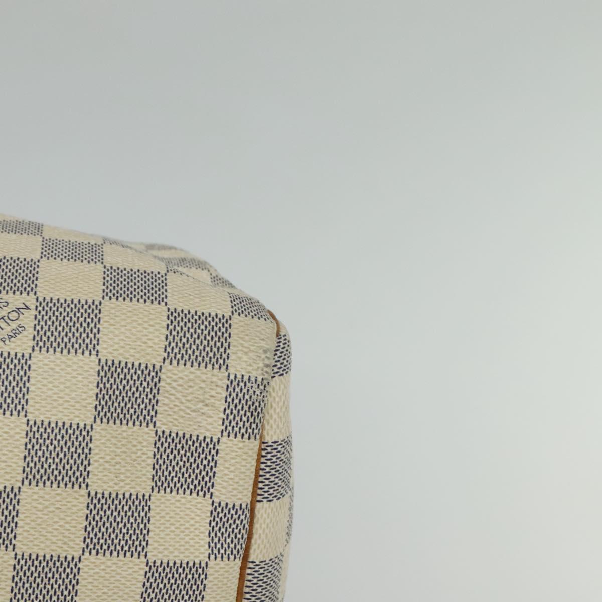 LOUIS VUITTON Damier Azur Speedy 30 Hand Bag N41533 LV Auth 126214