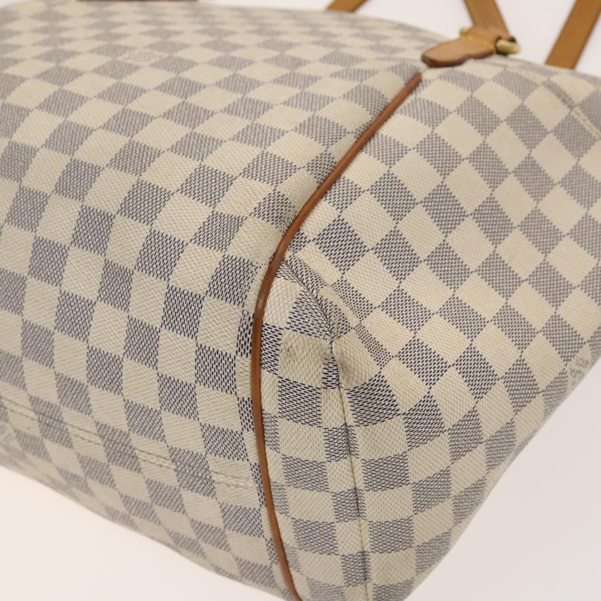 LOUIS VUITTON Damier Azur Totally MM Tote Bag N51262 LV Auth 126221