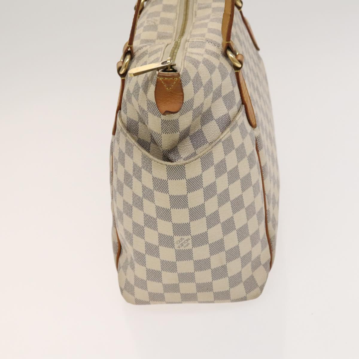 LOUIS VUITTON Damier Azur Totally MM Tote Bag N51262 LV Auth 126221