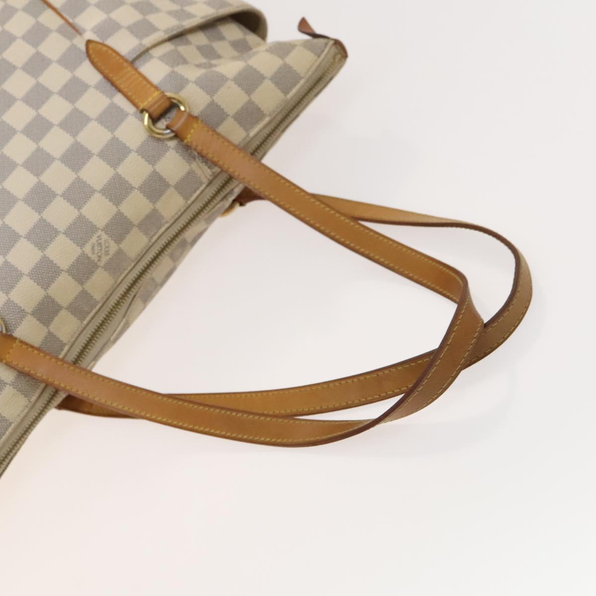 LOUIS VUITTON Damier Azur Totally MM Tote Bag N51262 LV Auth 126221