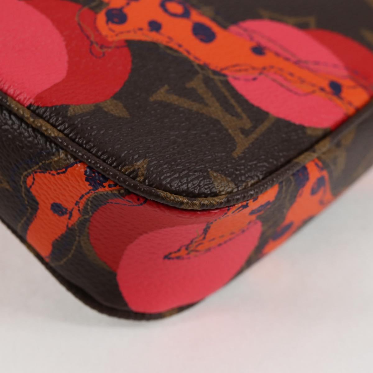 LOUIS VUITTON Monogram La Mage Pochette Accessoires Red M41604 LV Auth 126224SM