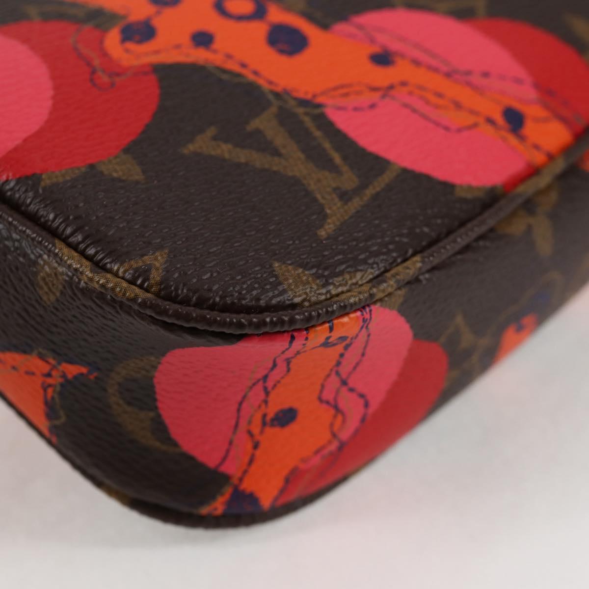 LOUIS VUITTON Monogram La Mage Pochette Accessoires Red M41604 LV Auth 126224SM