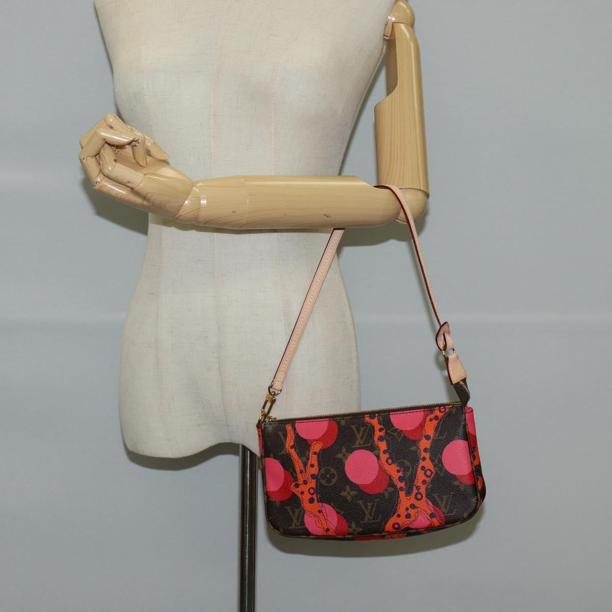 LOUIS VUITTON Monogram La Mage Pochette Accessoires Red M41604 LV Auth 126224SM