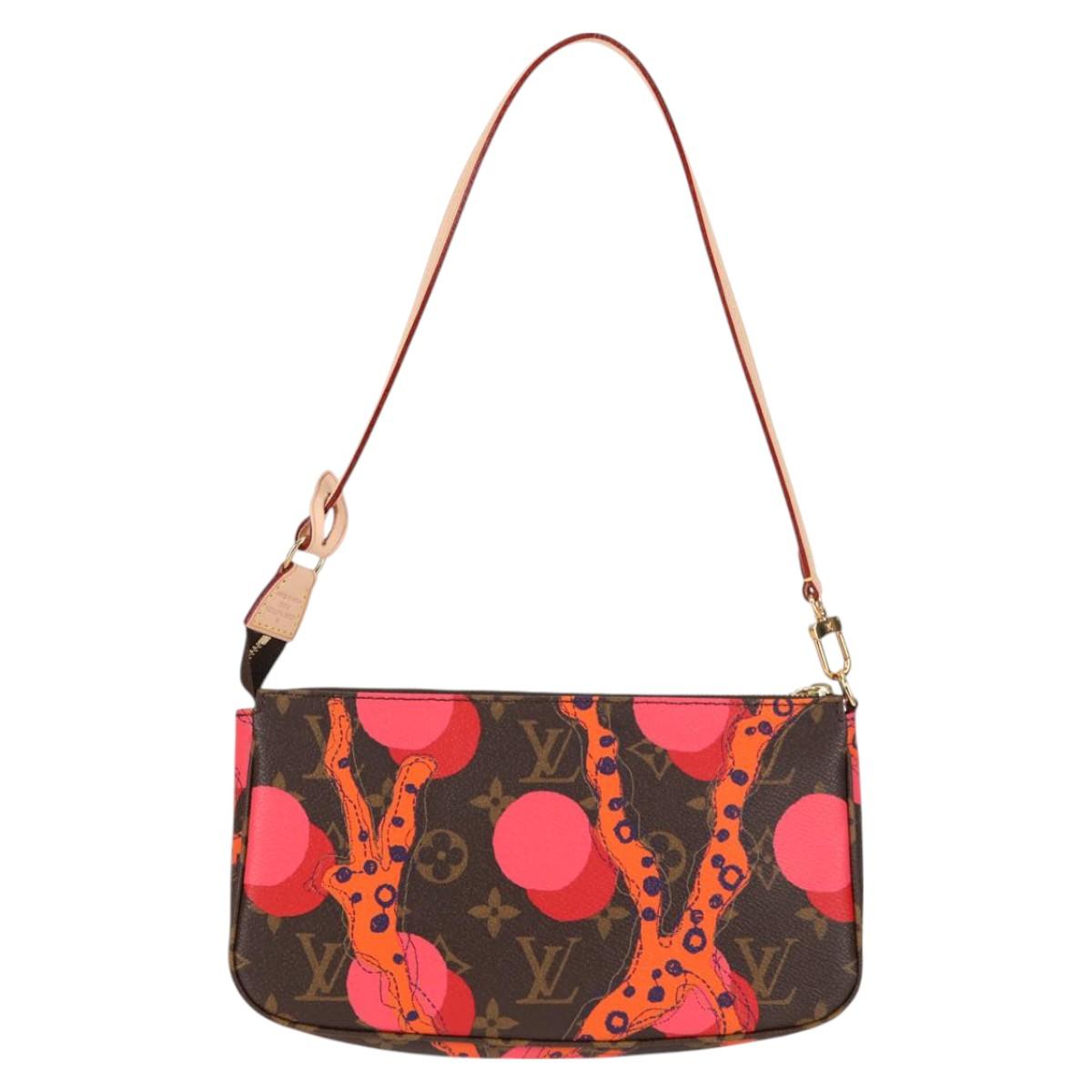 LOUIS VUITTON Monogram La Mage Pochette Accessoires Red M41604 LV Auth 126224SM