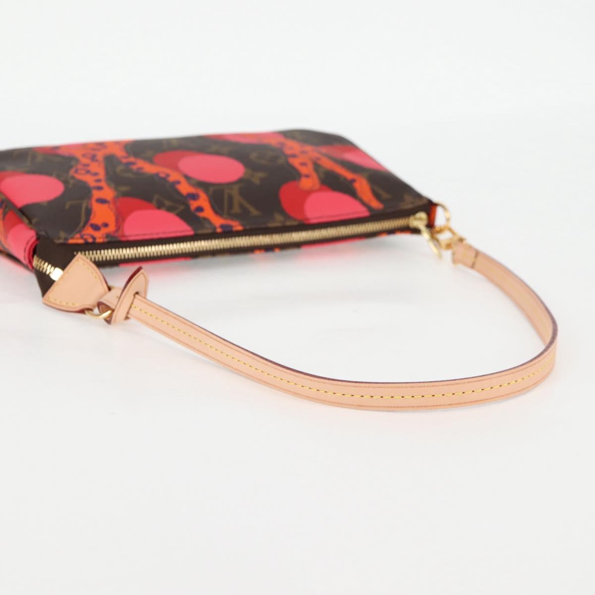 LOUIS VUITTON Monogram La Mage Pochette Accessoires Red M41604 LV Auth 126224SM