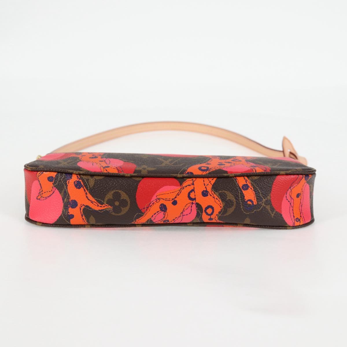 LOUIS VUITTON Monogram La Mage Pochette Accessoires Red M41604 LV Auth 126224SM