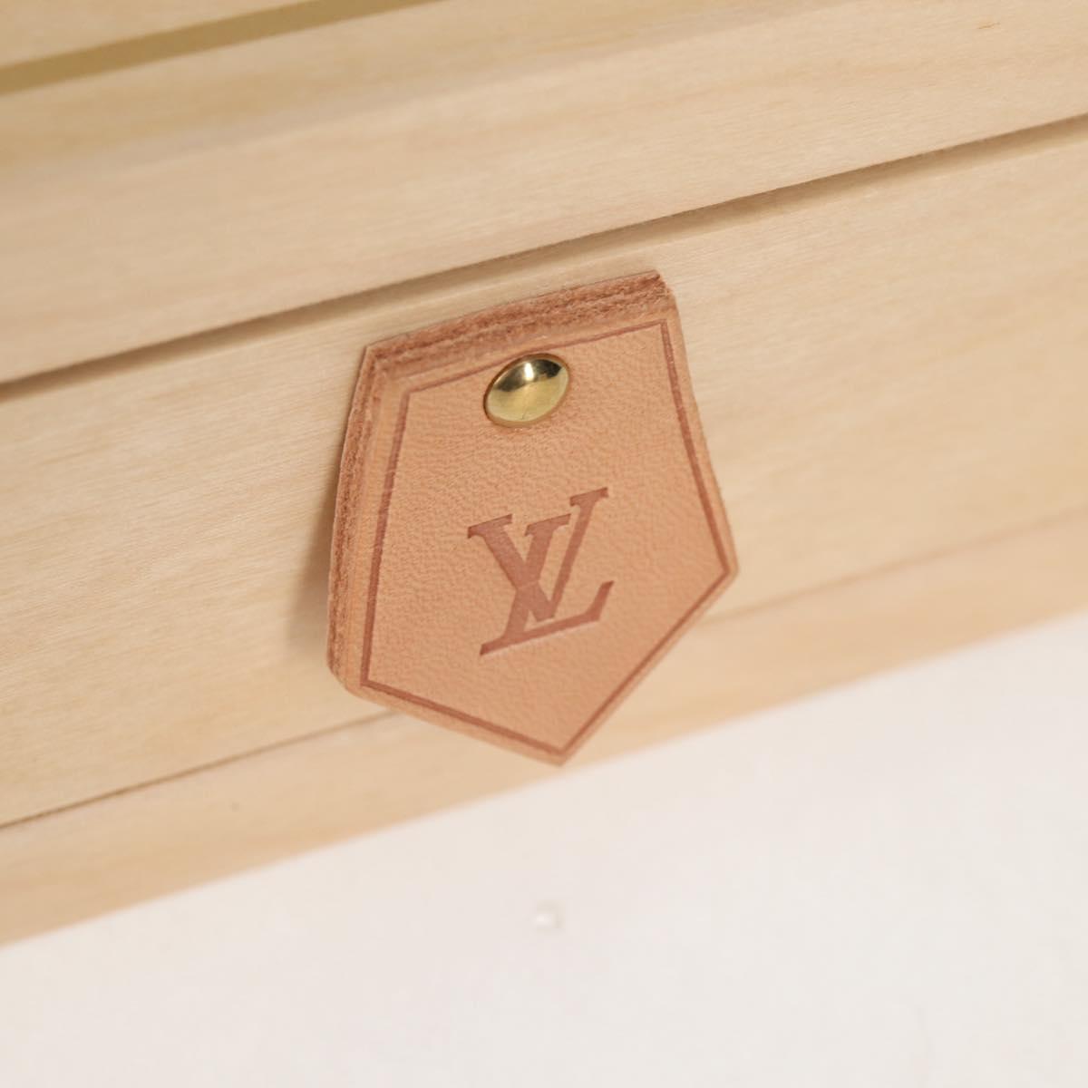 LOUIS VUITTON Vivienne Pegboard Game Wood Beige LV Auth 126237SM