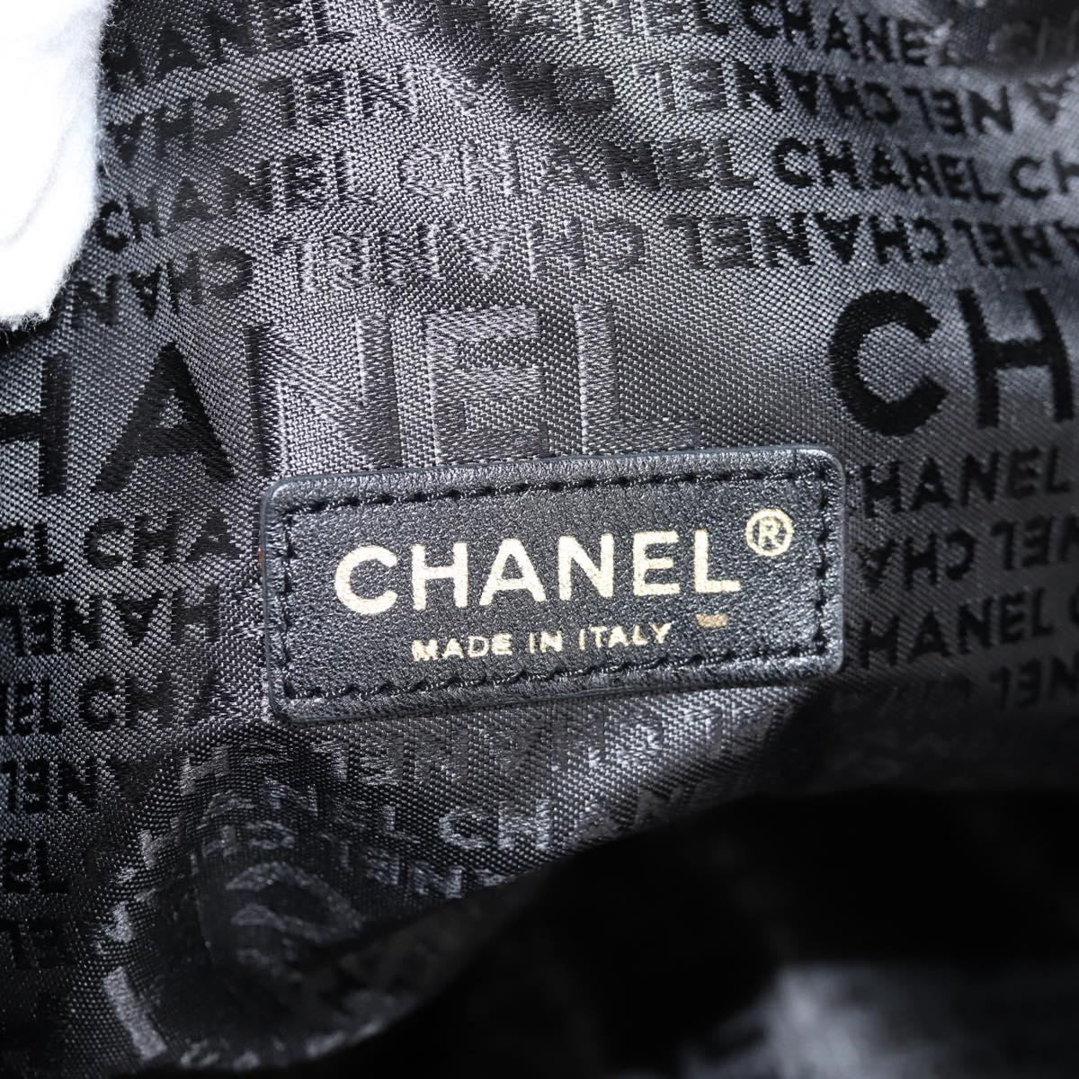 CHANEL Girl Chanel Jacket Shoulder Bag tweed Black White CC Auth 126244SAV