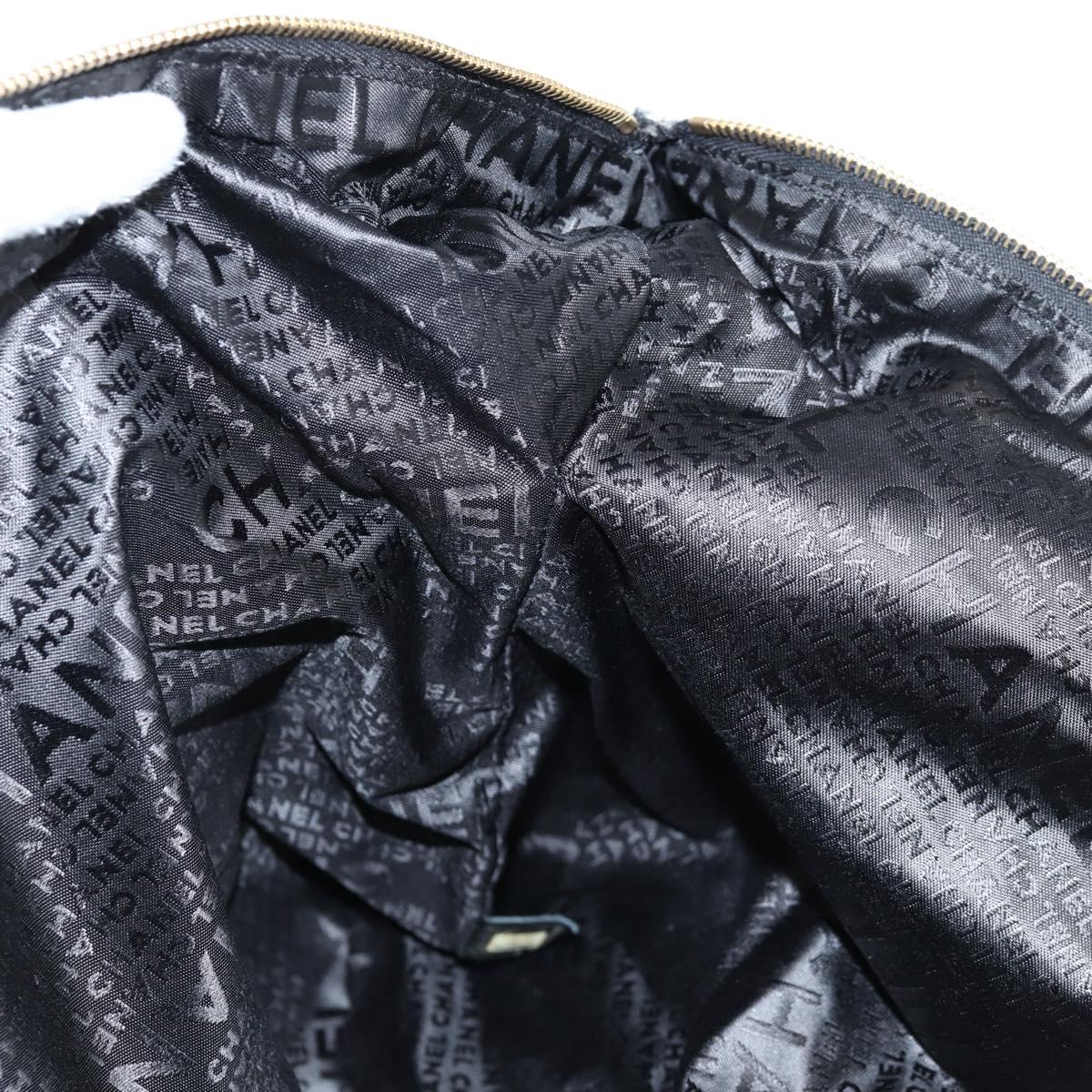 CHANEL Girl Chanel Jacket Shoulder Bag tweed Black White CC Auth 126244SAV
