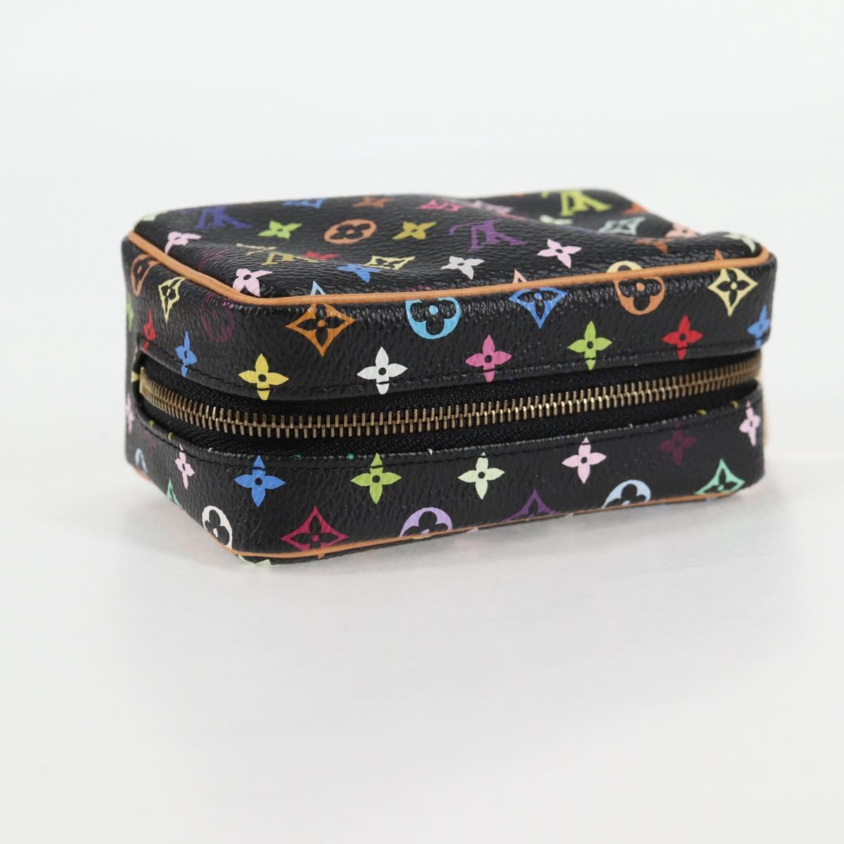 LOUIS VUITTON Multicolor Trousse Wapity Pouch Black M58034 Auth 126256AV