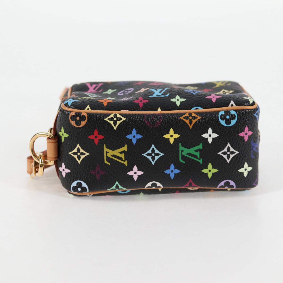 LOUIS VUITTON Multicolor Trousse Wapity Pouch Black M58034 Auth 126256AV