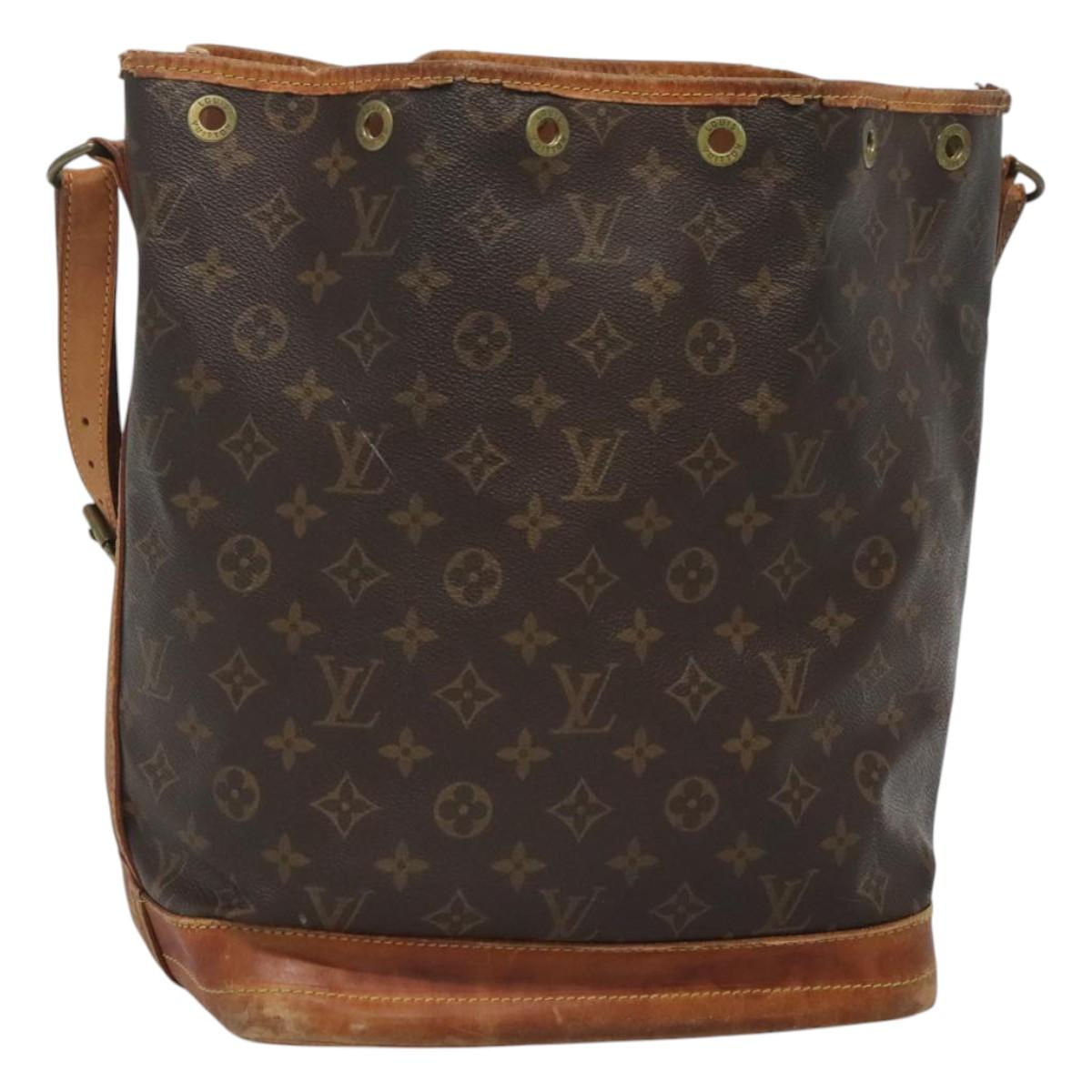 LOUIS VUITTON Monogram Noe Shoulder Bag M42224 LV Auth 126279