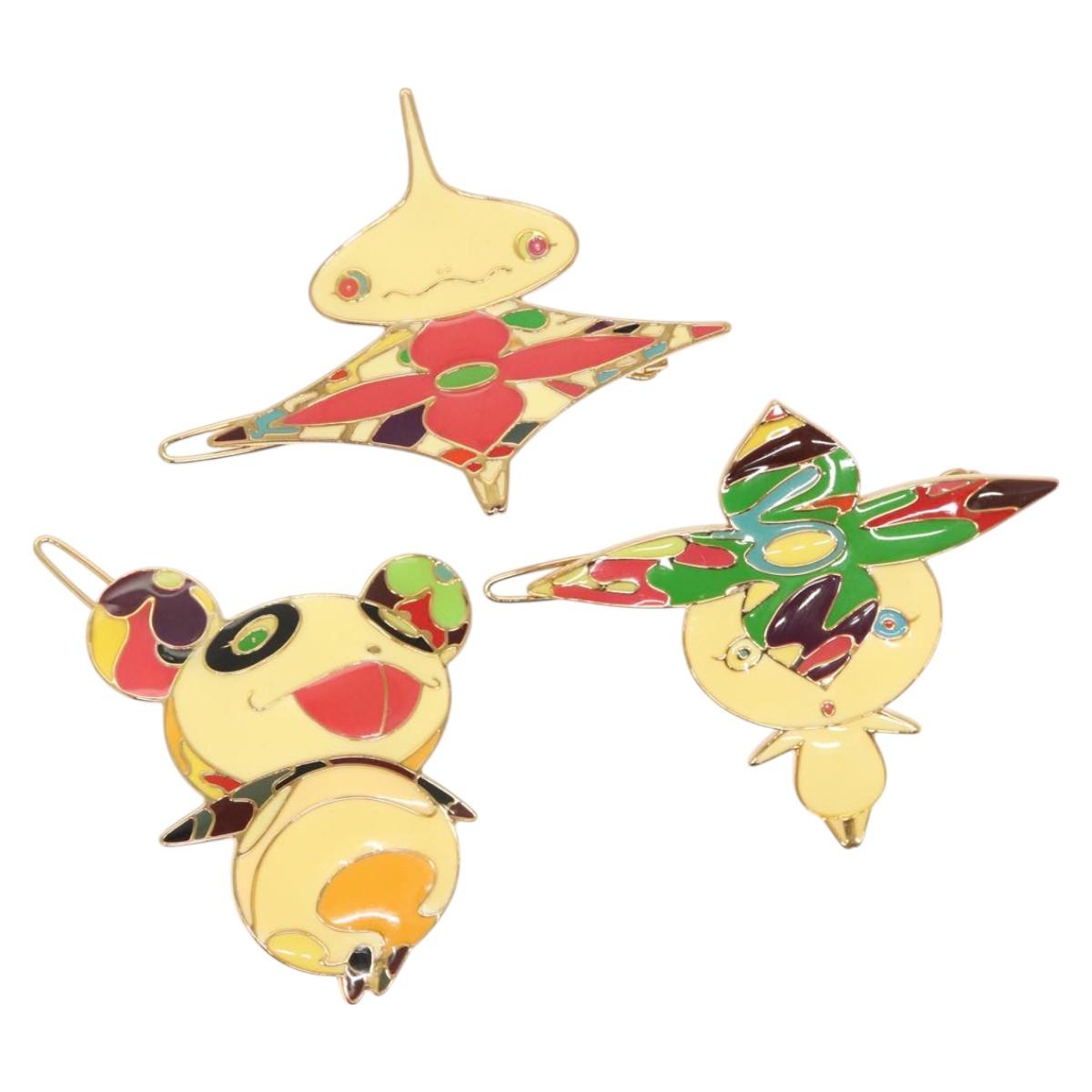 LOUIS VUITTON Characters Baretta metal White M92595 LV Auth 126287V