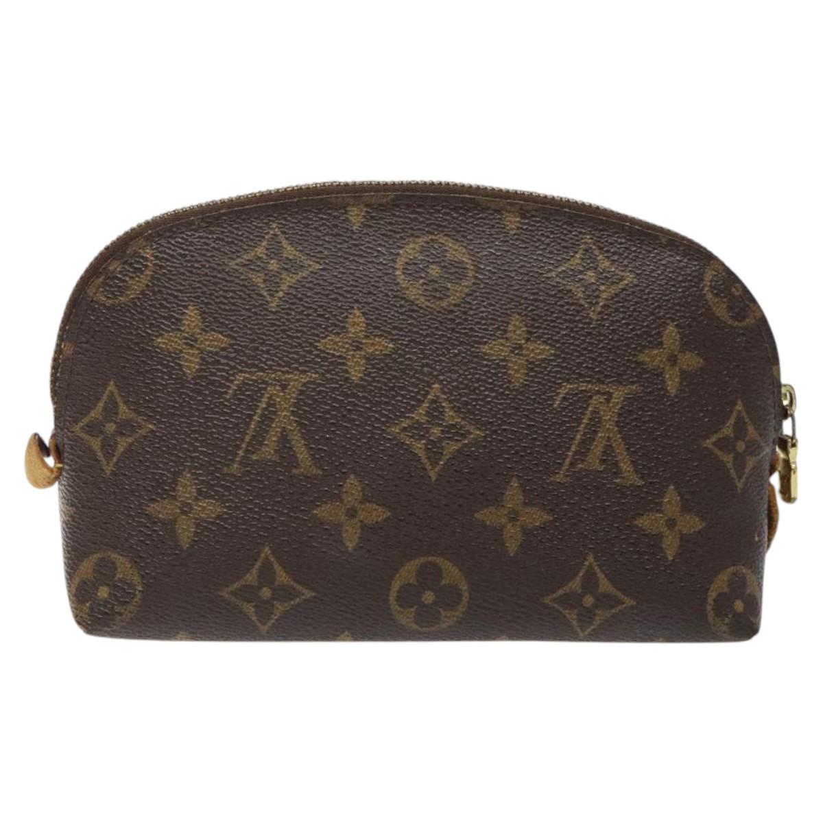 LOUIS VUITTON Monogram Pochette Cosmetic PM Pouch M43998 LV Auth 126308