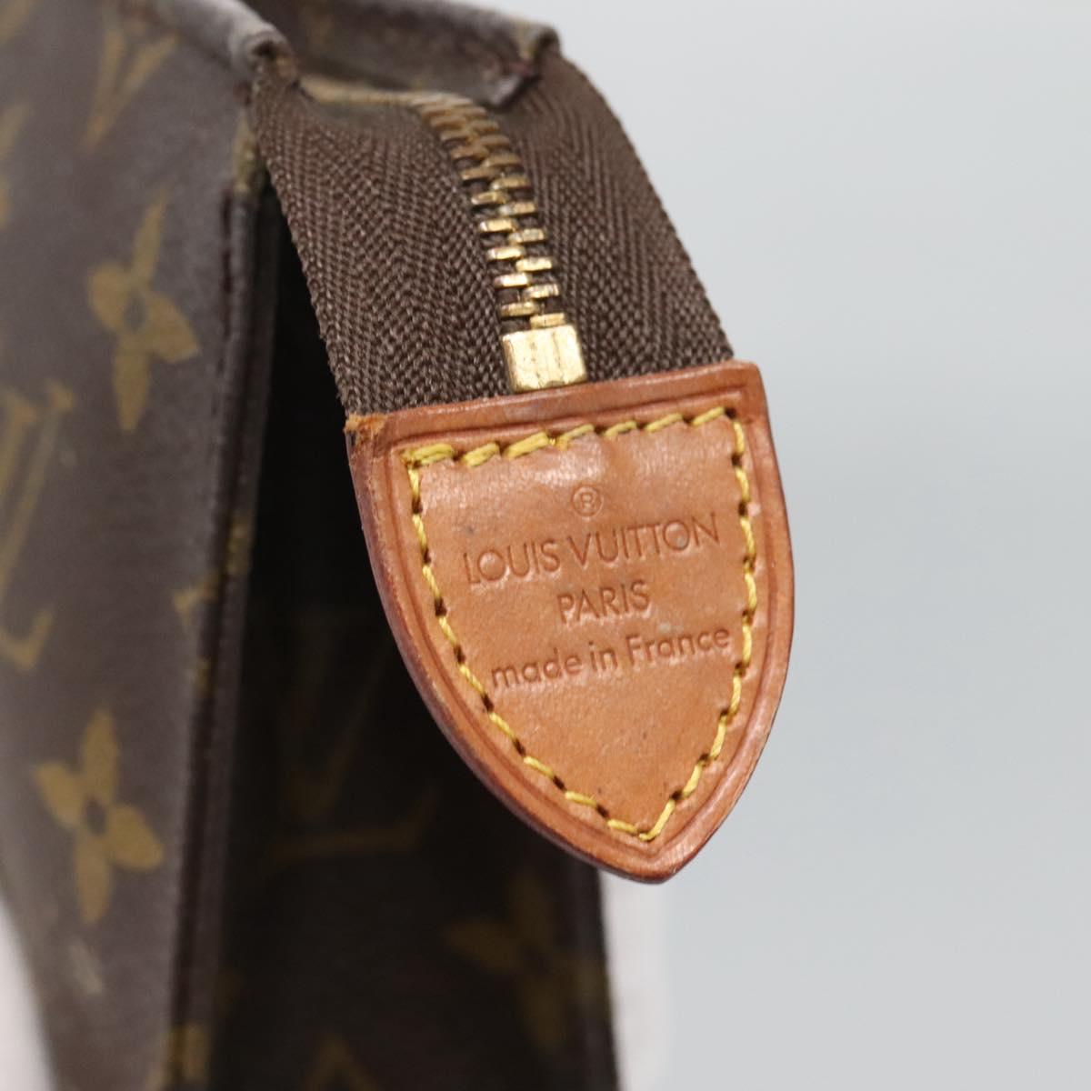 LOUIS VUITTON Monogram Poche Toilette 15 Pouch M47546 LV Auth 126311