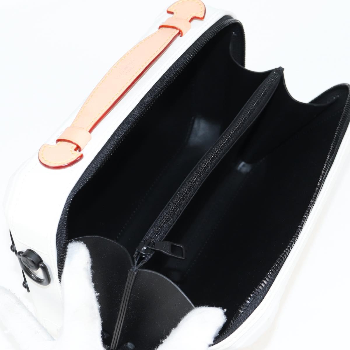 LOUIS VUITTON Monogram Future Trunk Hand Bag White M21950 LV Auth 126317M