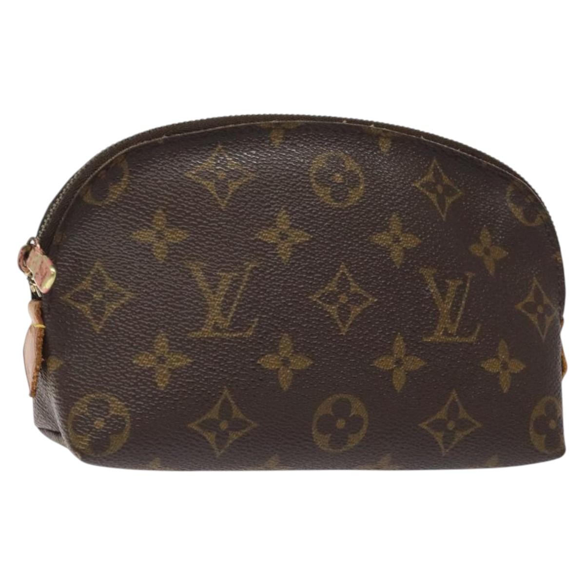 LOUIS VUITTON Monogram Pochette Cosmetic PM Pouch M43998 LV Auth 126341