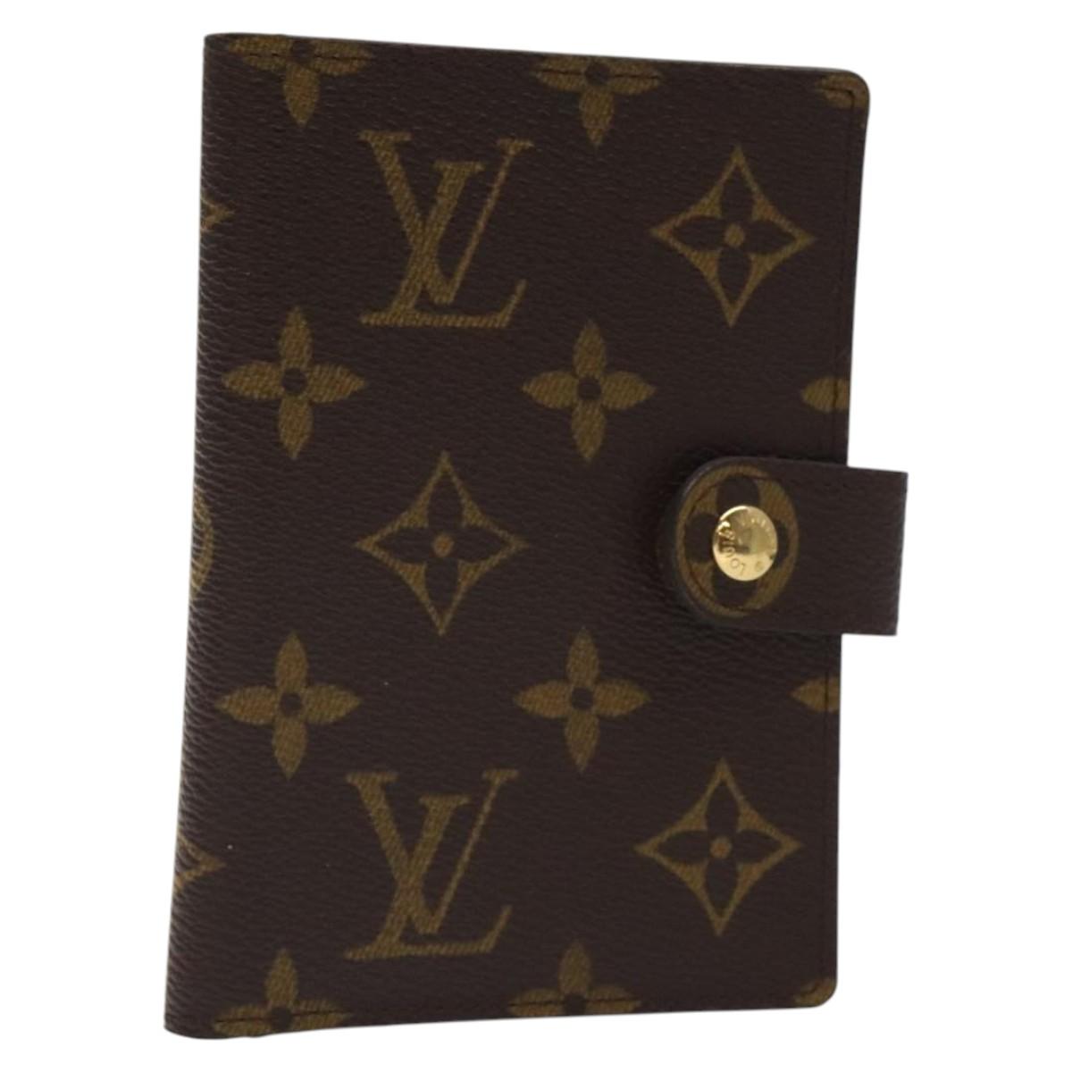 LOUIS VUITTON Monogram Etui Palm PDA Day Planner Cover M63028 LV Auth 126344