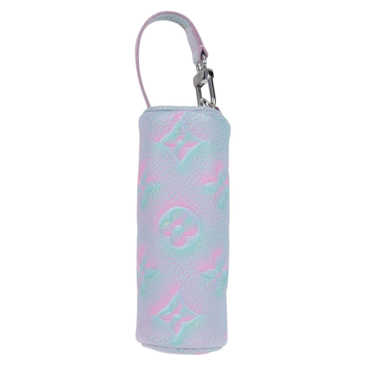 LOUIS VUITTON Monogram Empreinte Micro Papillon Pouch Lila M00837 Auth 126346SAM