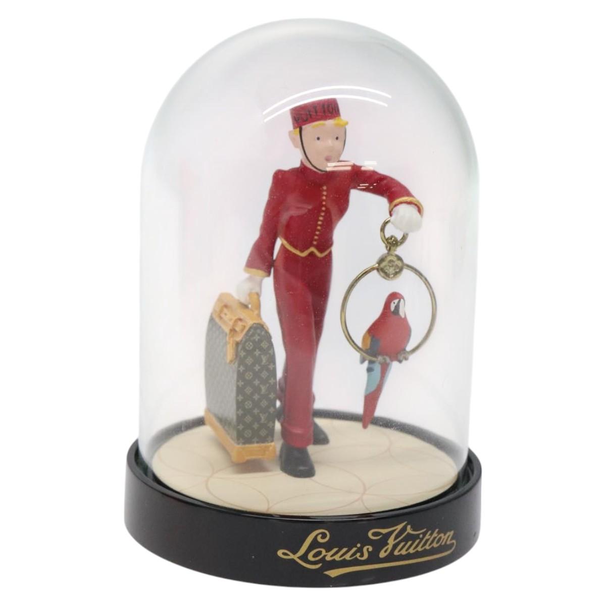 LOUIS VUITTON Bell Boy Snow Globe Clear M99551 LV Auth 126352