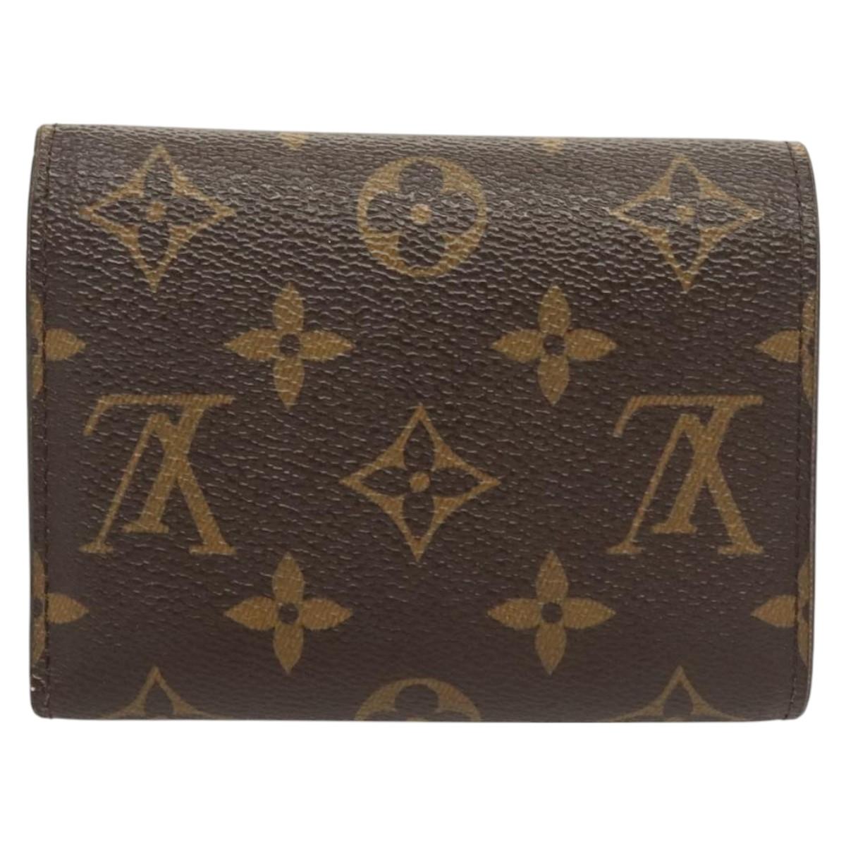 LOUIS VUITTON Animal Print Portefeuille Victorine Wallet M63326 LV Auth 126370