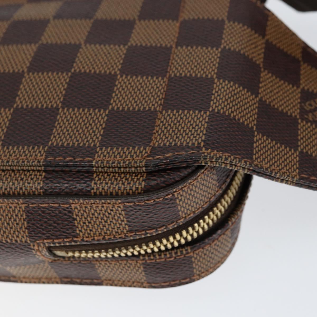 LOUIS VUITTON Damier Ebene Geronimos Shoulder Bag N51994 LV Auth 126424