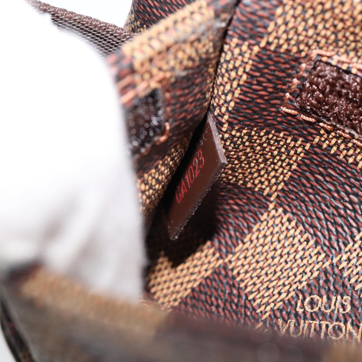 LOUIS VUITTON Damier Ebene Geronimos Shoulder Bag N51994 LV Auth 126424