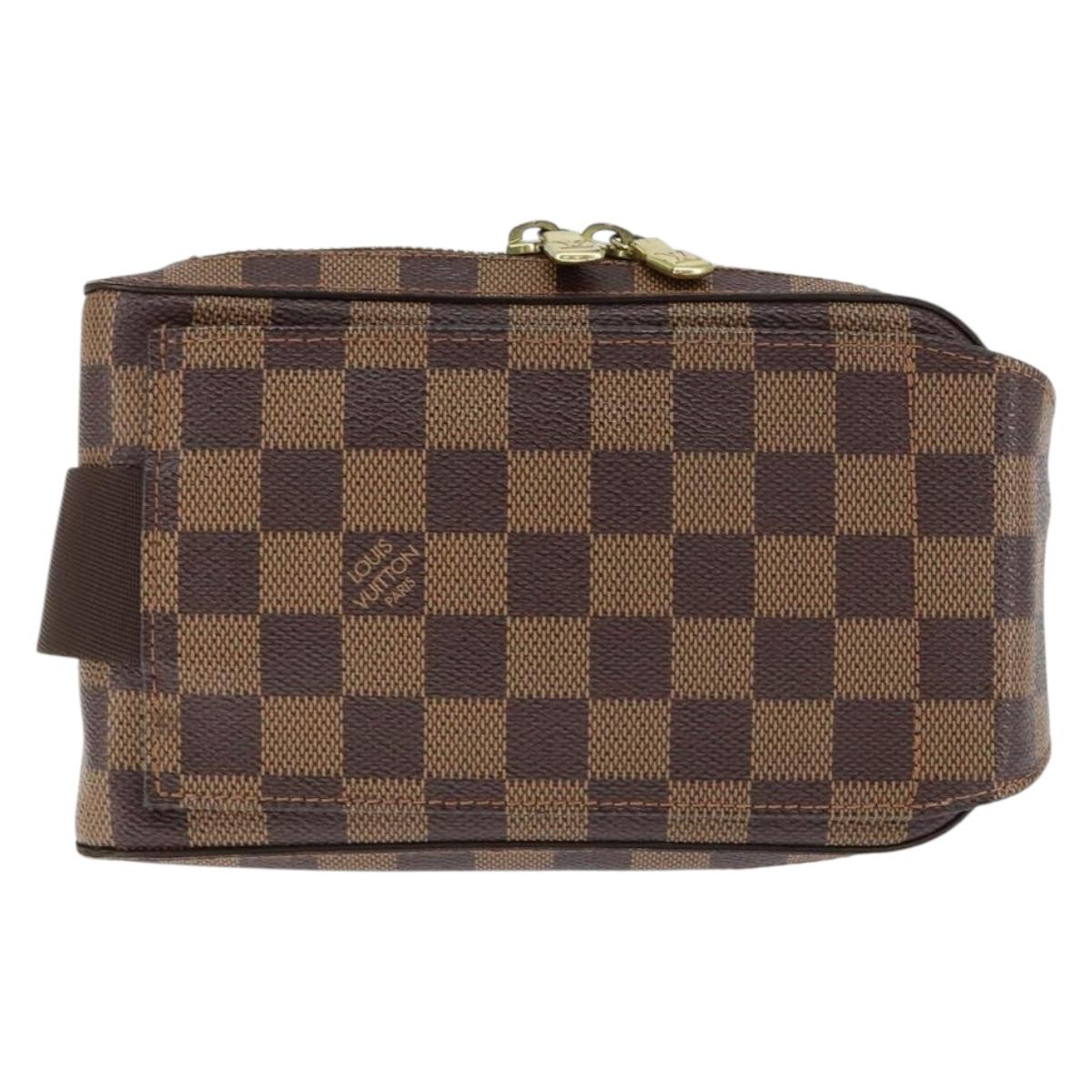 LOUIS VUITTON Damier Ebene Geronimos Shoulder Bag N51994 LV Auth 126424