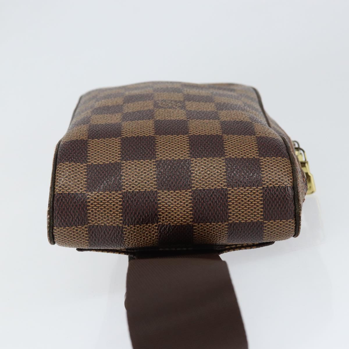 LOUIS VUITTON Damier Ebene Geronimos Shoulder Bag N51994 LV Auth 126424