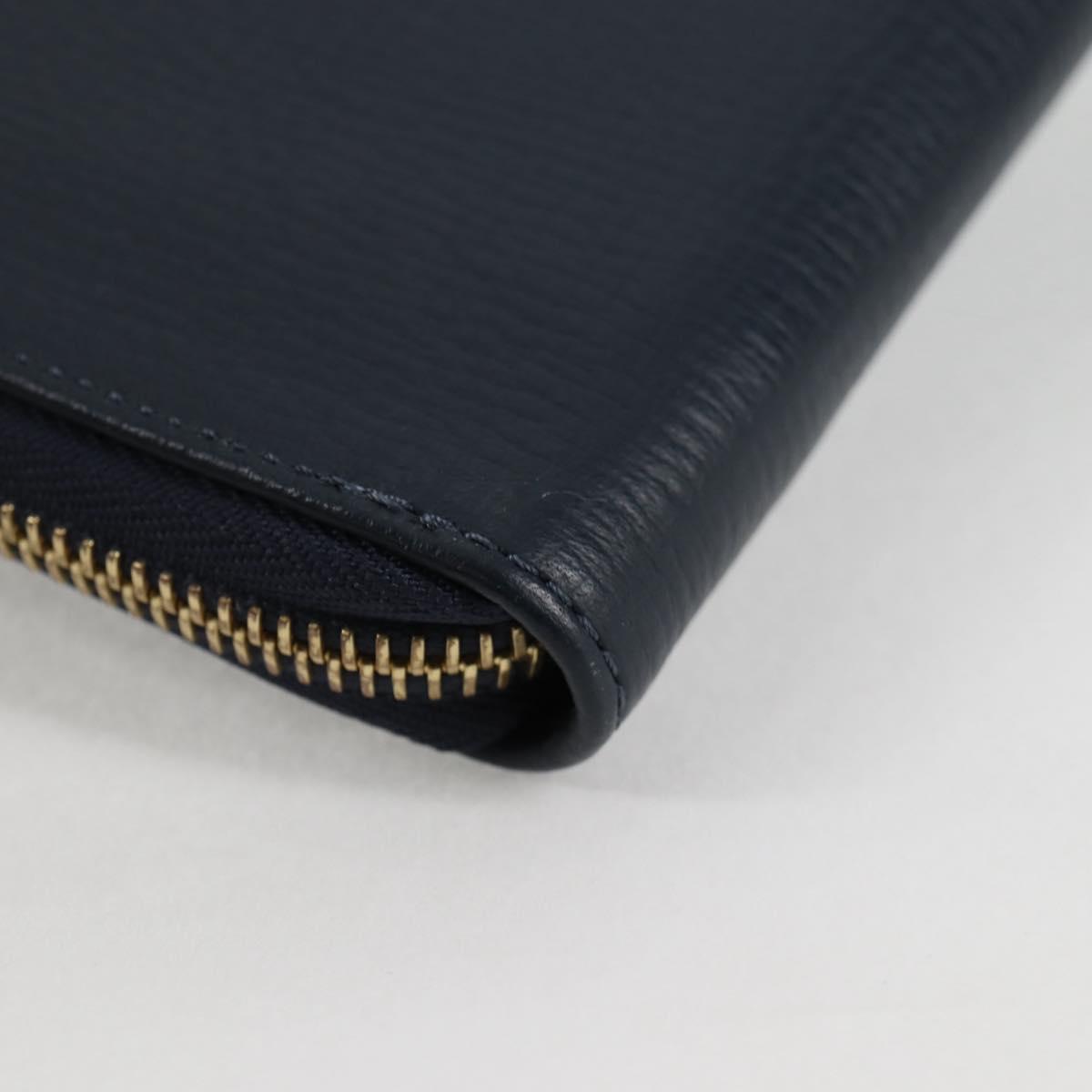 LOUIS VUITTON NIGO LV Squared Zippy Wallet Long Wallet Navy M81107 Auth 126433SAM