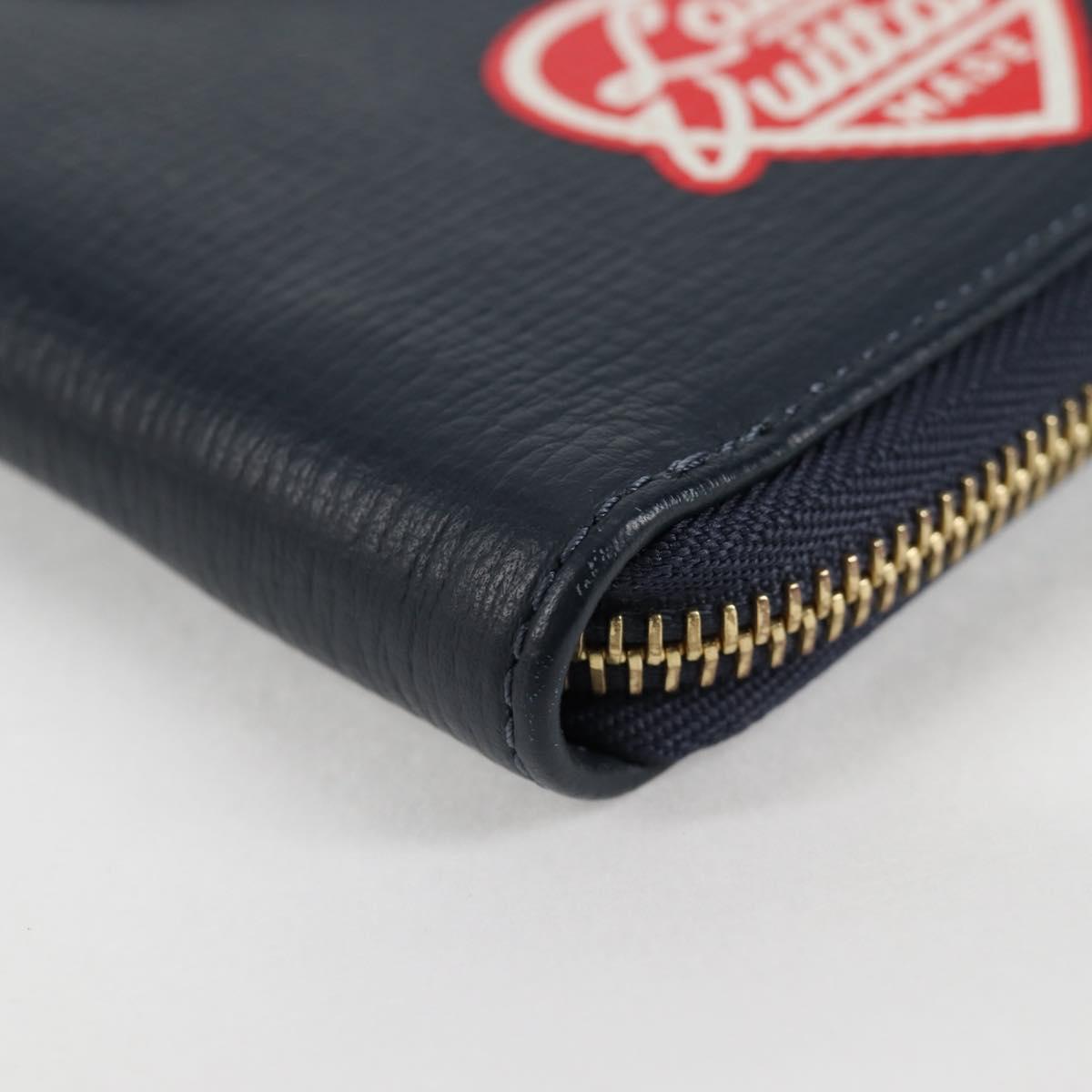 LOUIS VUITTON NIGO LV Squared Zippy Wallet Long Wallet Navy M81107 Auth 126433M