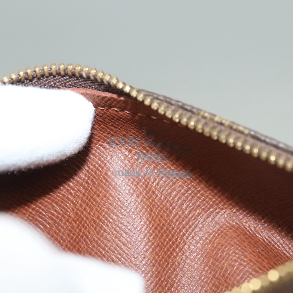 LOUIS VUITTON Monogram Papillon Pouch LV Auth 126470