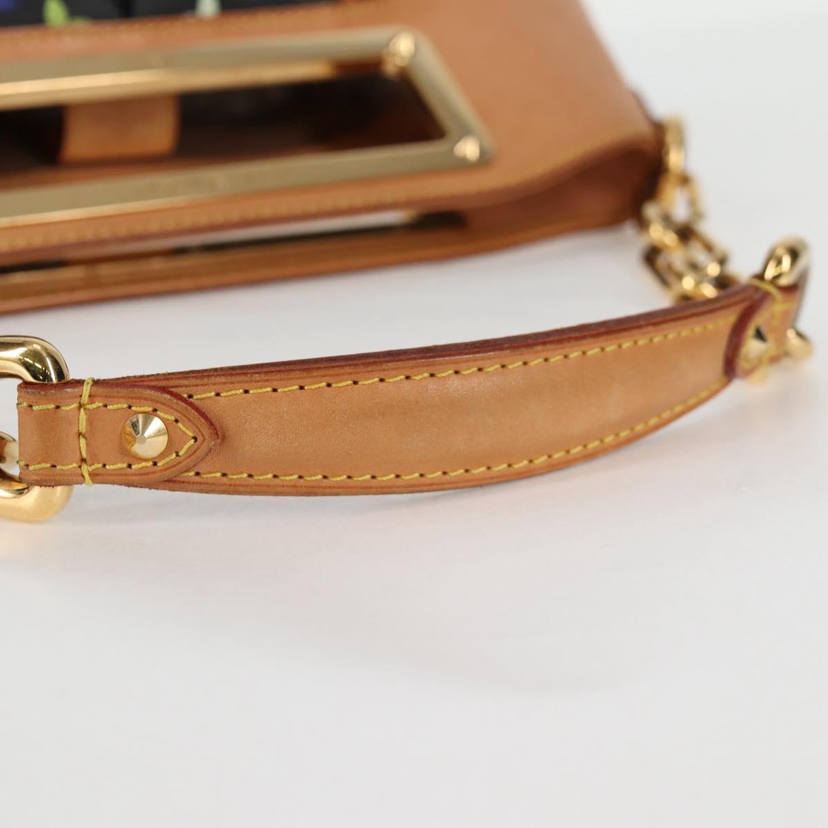 LOUIS VUITTON Monogram Multicolor Judy PM Bag 2way Black M40258 LV Auth 126485SAV